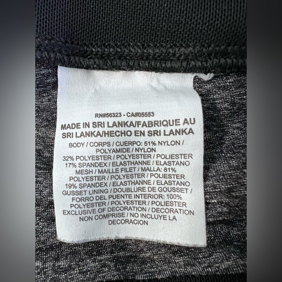 Women's Nike Pro Hypercool Tight Fit‎ Tights Sz S Heather Black Gym Casual Pants - Picture 6 of 11